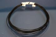 2m ring jewelry wire  0,45mm, black, 7 strands