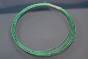 2m ring jewelry wire  0,45mm, green, 7 strands