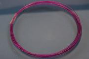 2m ring jewelry wire  0,45mm, amethyst, 7 strands
