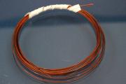 2m ring jewelry wire  0,45mm, brown, 7 strands