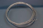 2m ring jewelry wire  0,45mm, grey, 7 strands