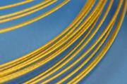 Stainless steel  by meter gold color  1,0mm 7 strands