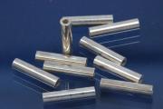 Turnbuckle clasp metal silver color 13x4mm