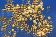 Spacer bead gold color AØ 2,0mm IØ 1,4mm