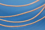 Leather cord round (real leather) Ø 1,0mm, color light brown