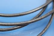 Leather cord round (real leather) Ø 2,5mm, color black
