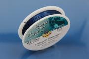 25m spool 7 strands stainless steel wire rope  0,35mm darkblue coated