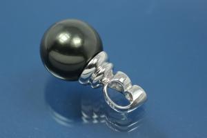 Anh�nger 925/- Silber rhodiniert mit Shellperle