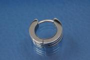Stainless steel hoops approx A 13,6mm x width 3,9mm