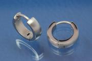 Stainless steel hoops approx A 13,5mm x width 3,8mm