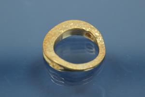 Colliermittelteil 925/- Silber vergoldet Fl�che beide Seiten geh�mmert ca Ma�e A� 20,5 I� 14,5mm Bohrung �2,2mm St�rke 4,5 im Verlauf 1,3mm