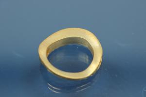 Colliermittelteil 925/- Silber vergoldet Flche beide Seiten gehmmert ca Mae A 20,5 I 14,5mm Bohrung 2,2mm Strke 4,5 im Verlauf 1,3mm