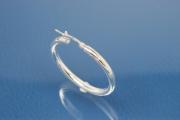 Hoops 925/- Silver approx size A60mm, I56mm, Tube round RD A2mm.
